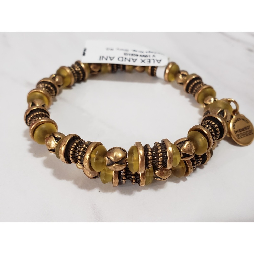 Alex and Ani NIGHTFALL HERITAGE BEADED WRAP BRACELET NIGHTFALL CELEBRATION OF LI